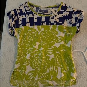 Trina Turk blouse silk worn once great condition